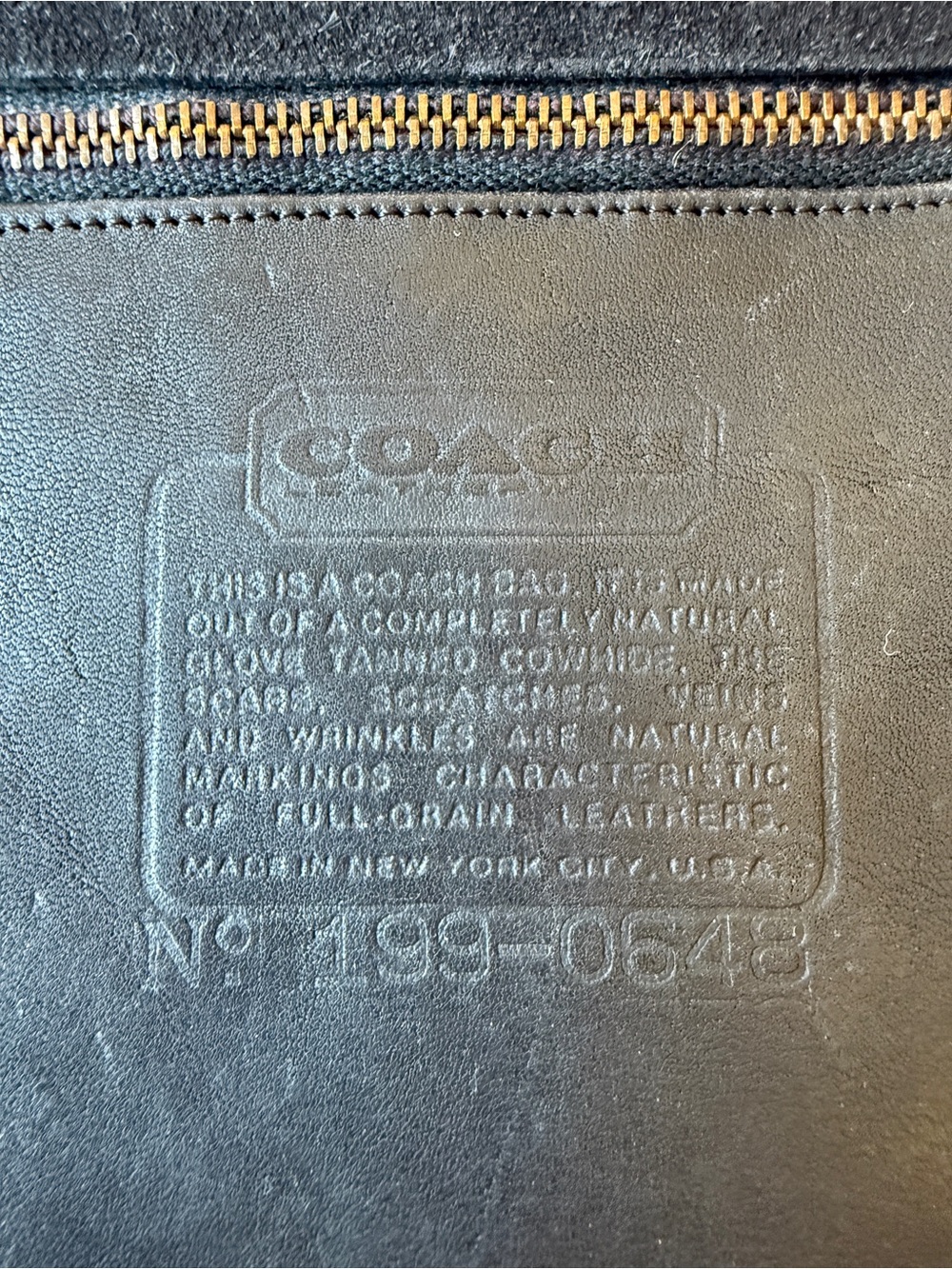 VTG NYC Coach Envelope Portfolio | Black | No. 5190 | Stunning Perfection - Picture 12 of 15